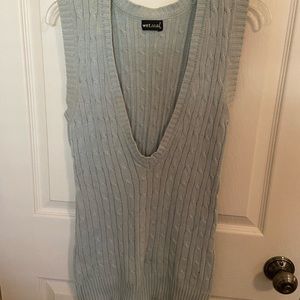 Light blue Wet Seal sweater vest size s/m